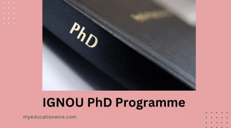 IGNOU PhD Programme