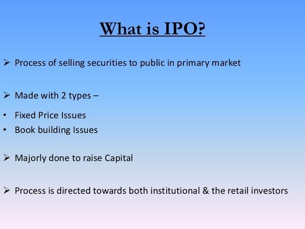 What Is An IPO - Initial Public Offering - KEY Focal Points