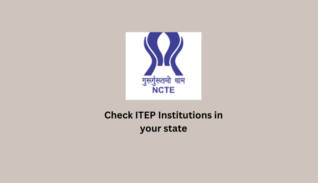 Check ITEP Institutions in your state