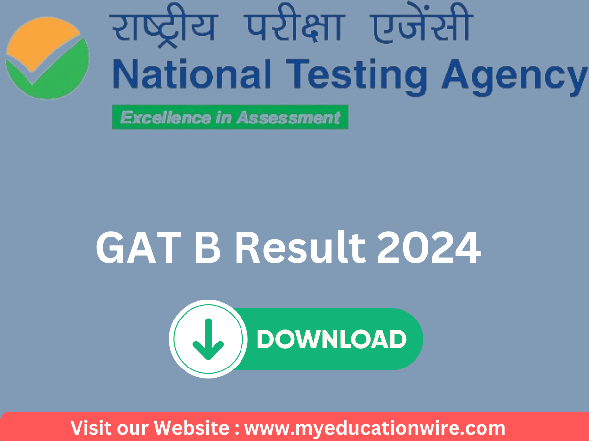 GAT B Result 2024 Out Steps to Check Result