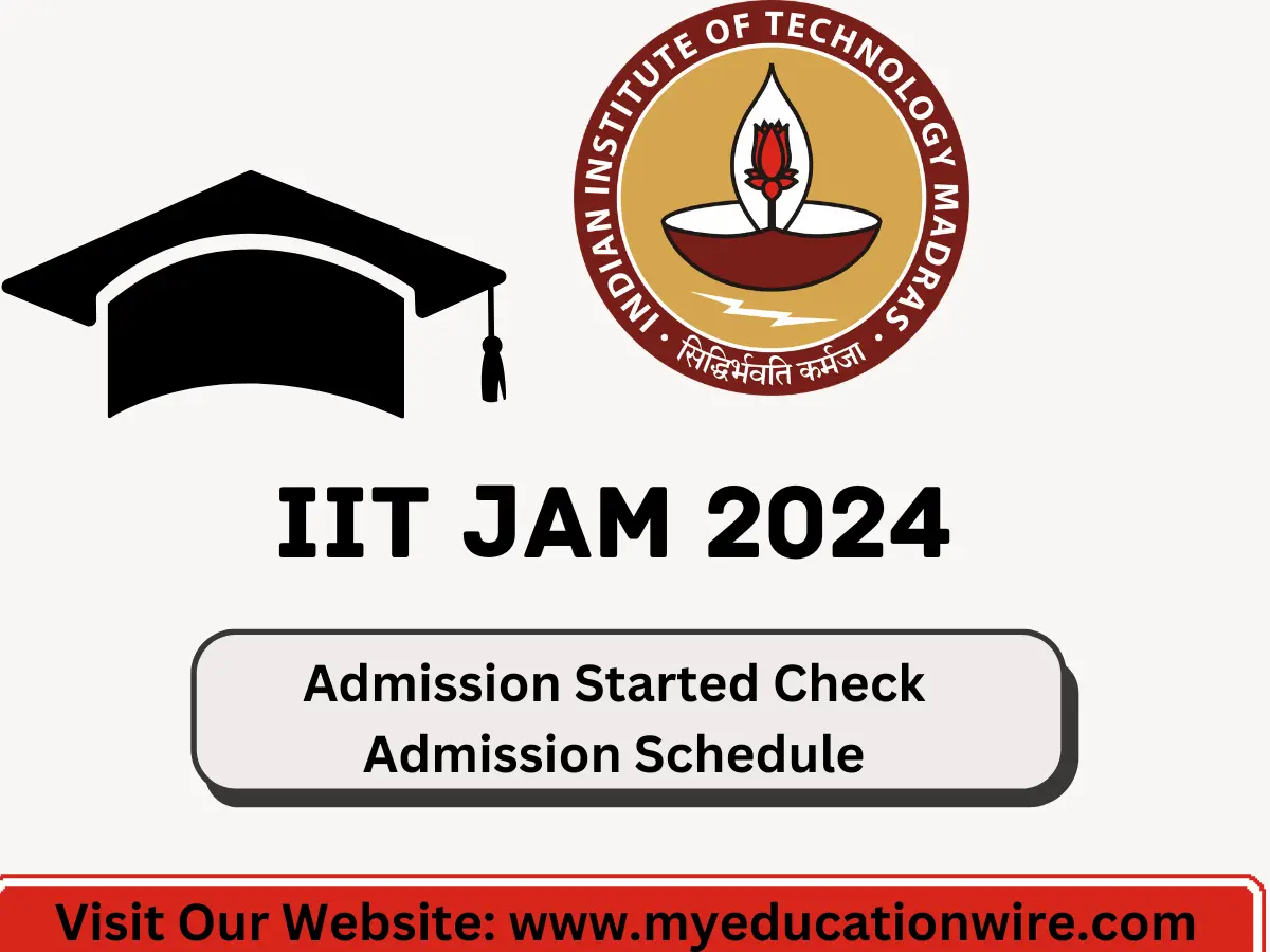 IIT JAM 2024 Admission Started Check Admission Schedule