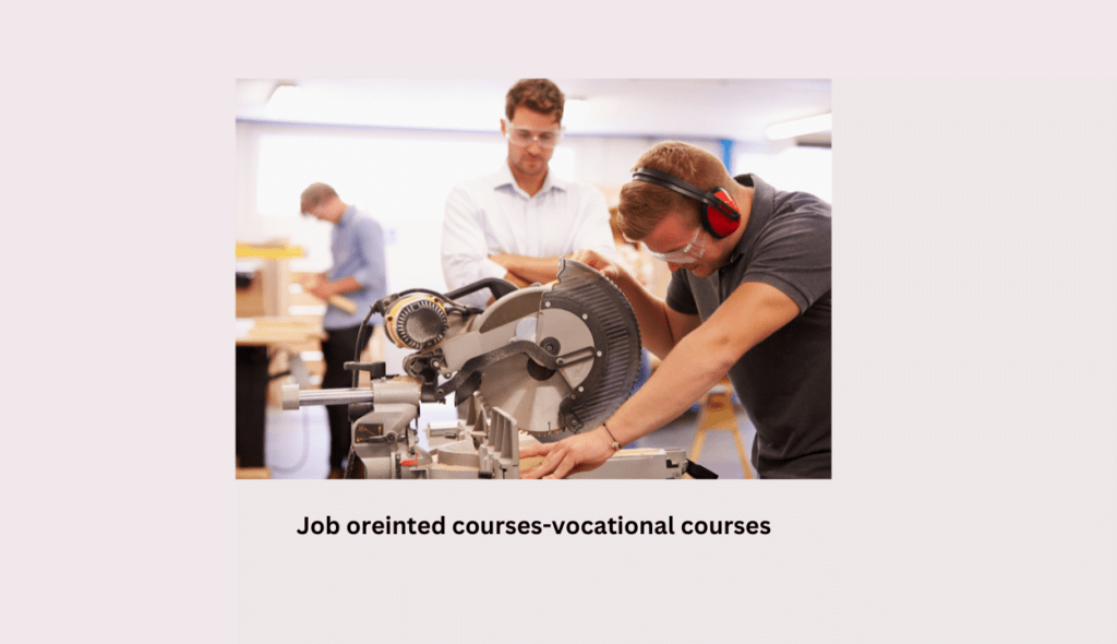 job oriented courses-vocational courses