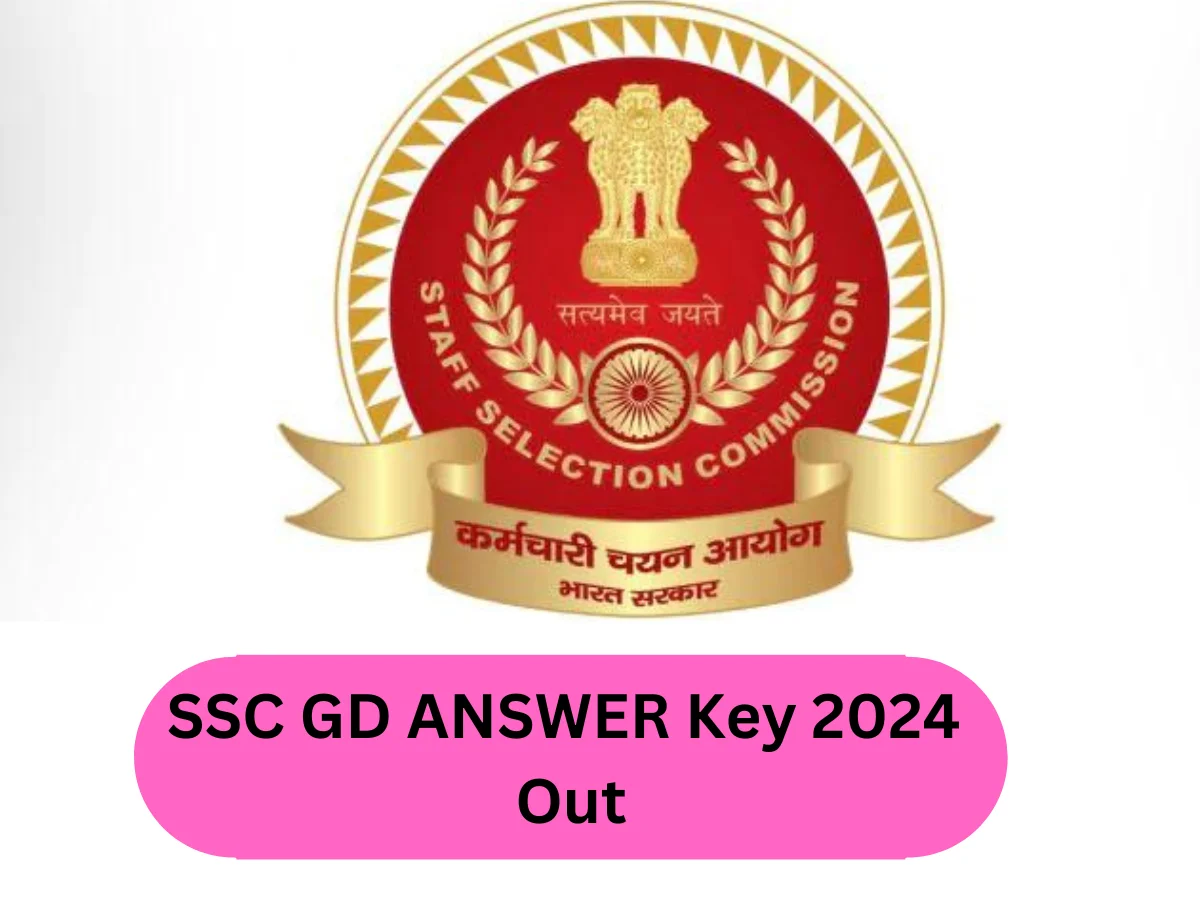 SSC GD Answer Key 2024 Out, Download Response sheet