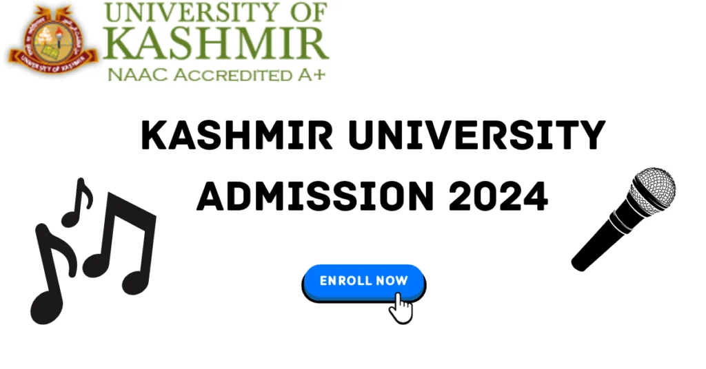 Kashmir University Admission 2024