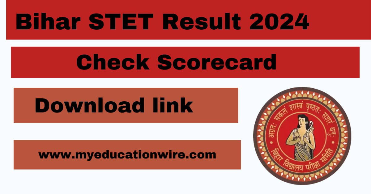 Bihar STET Result 2024: Check Direct Download Link