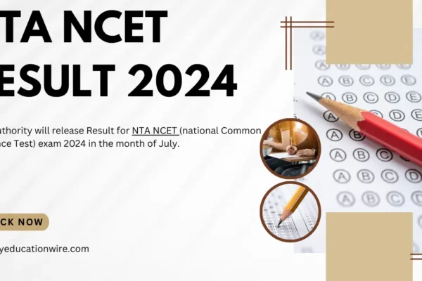 NTA NCET Result 2024