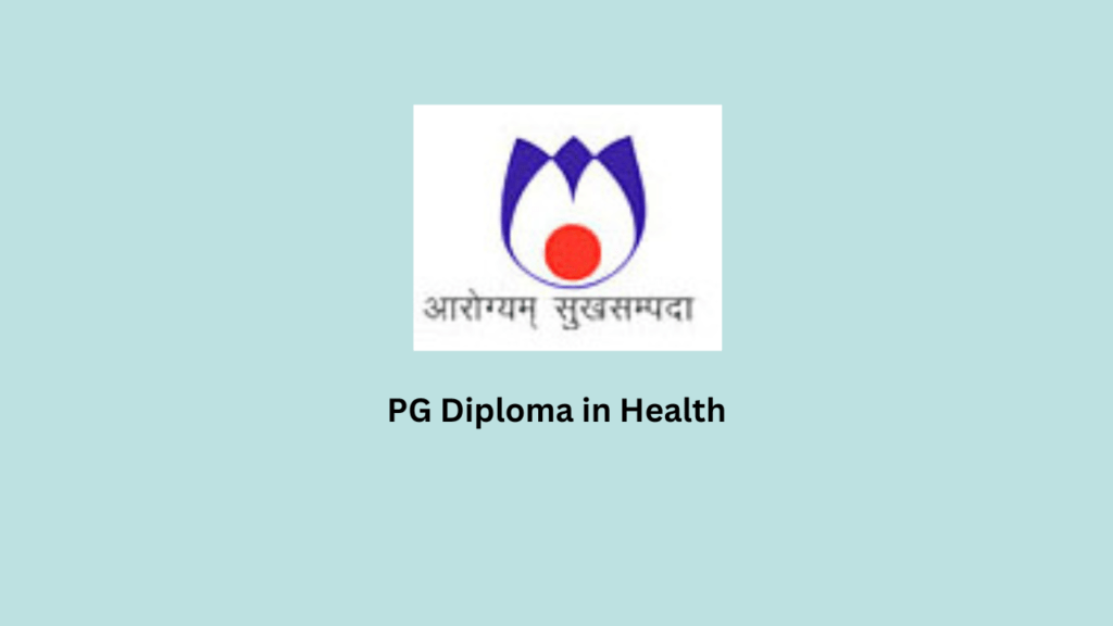 PG Diploma in Health