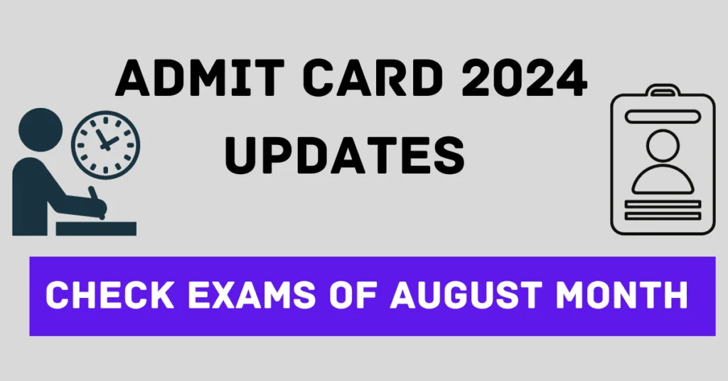 Admit Card 2024