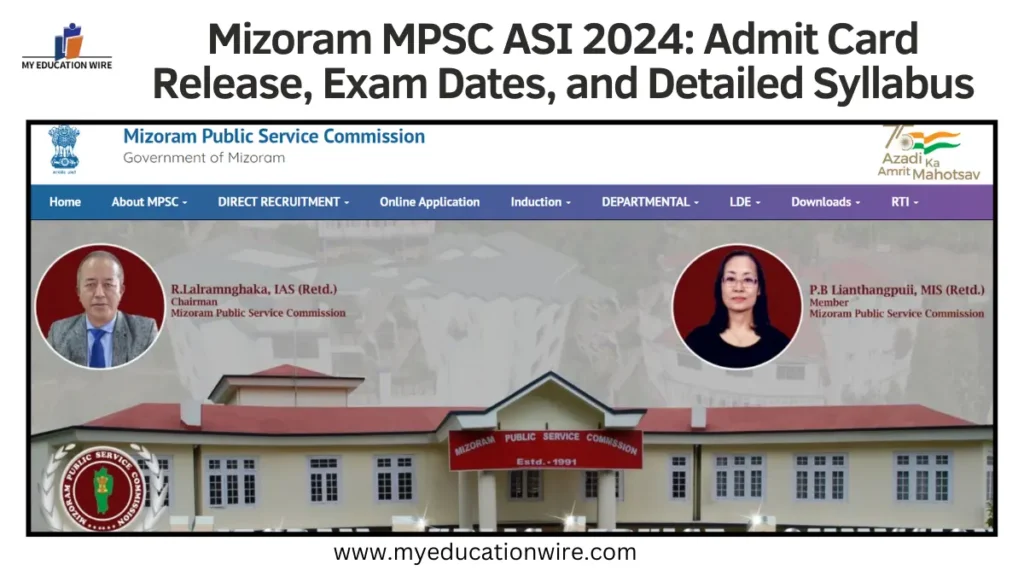 Mizoram MPSC ASI