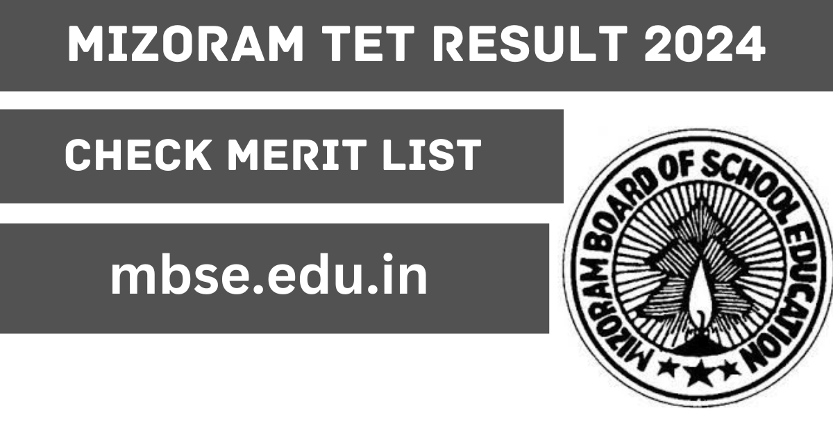 Mizoram TET 2024