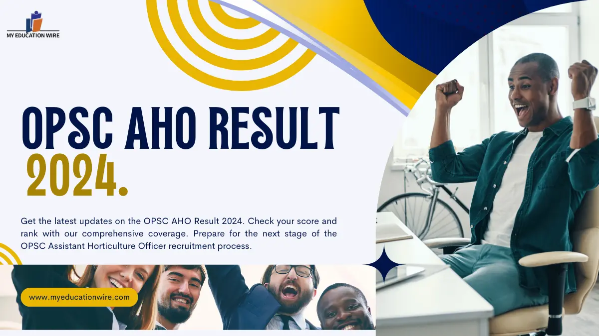 OPSC AHO Result 2024