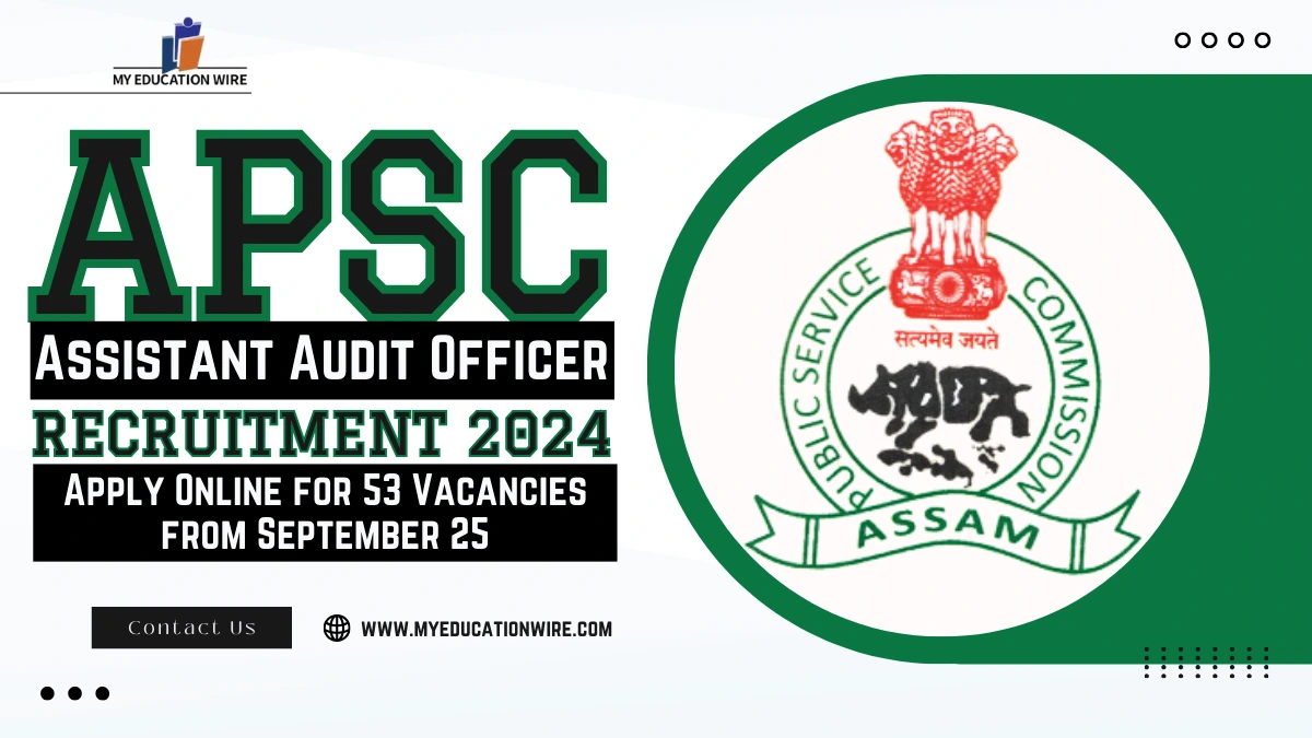 APSC Assistant Audit Officer Recruitment 2024