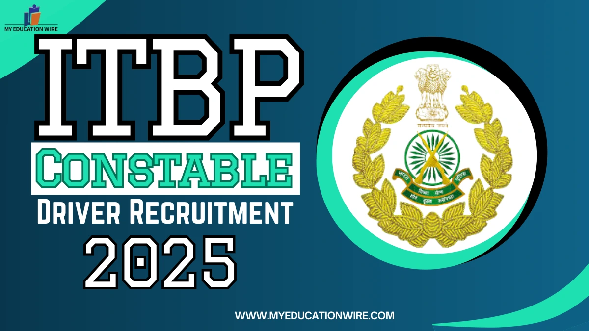 ITBP Constable Driver Recruitment 2024