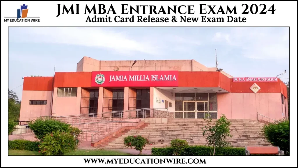 JMI MBA Entrance Exam 2024