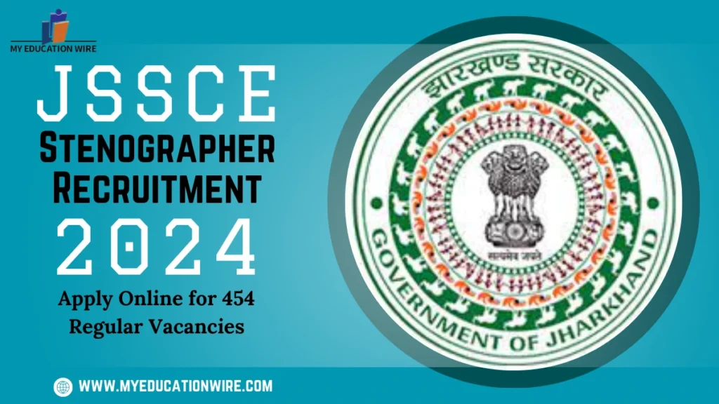 JSSCE Stenographer Recruitment 2024