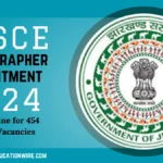 JSSCE Stenographer Recruitment 2024: Apply Online for 454 Regular Vacancies