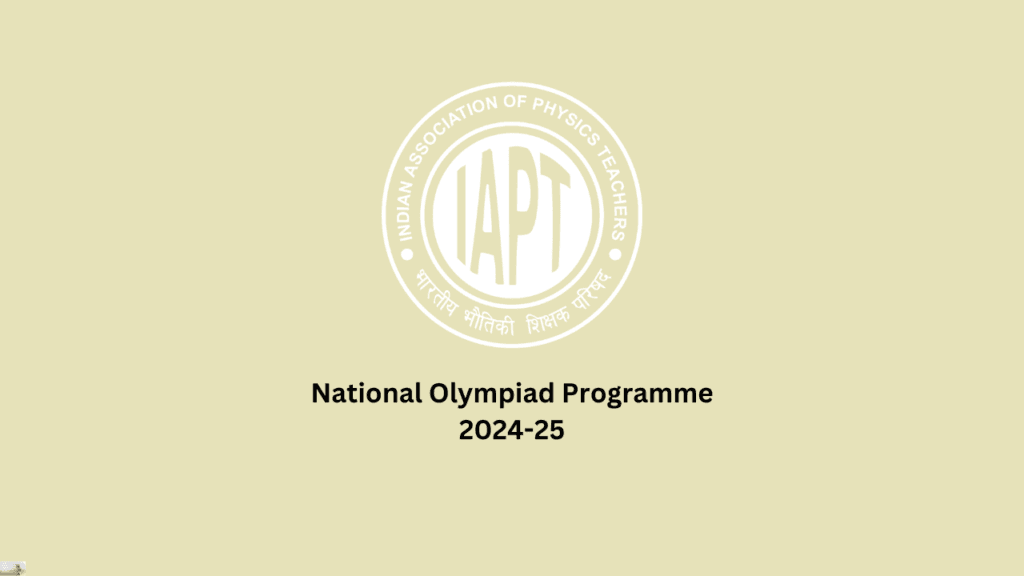 National Olympiad Programme 2024-25