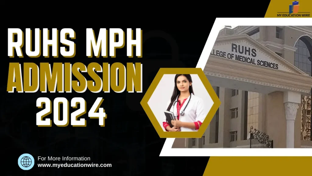 RUHS MPH Admission 2024