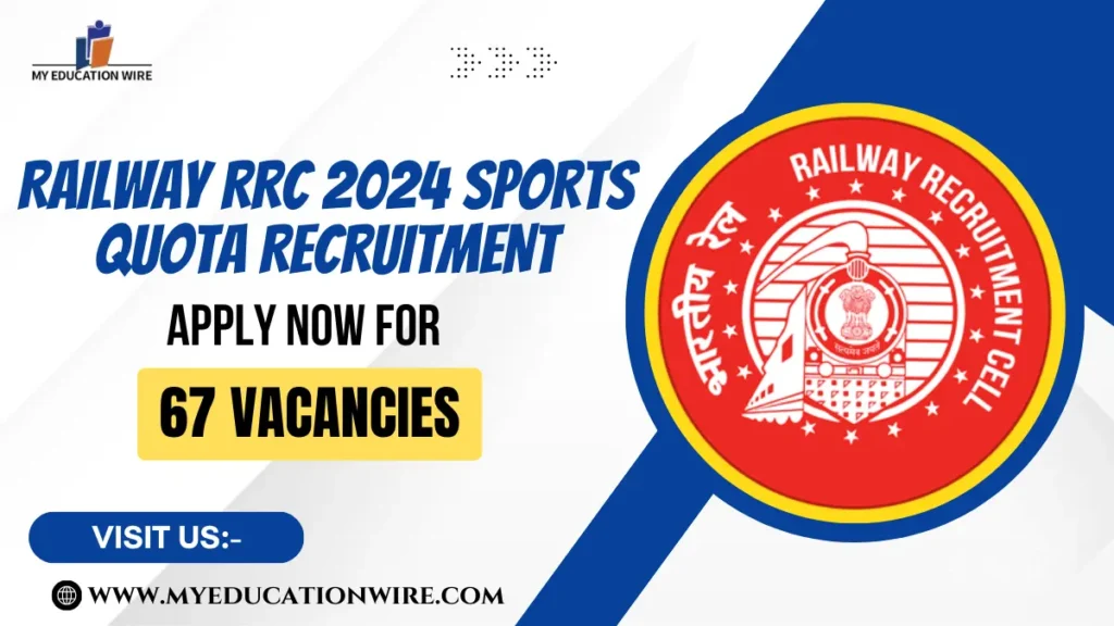 Railway RRC 2024 Sports Quota Recruitment