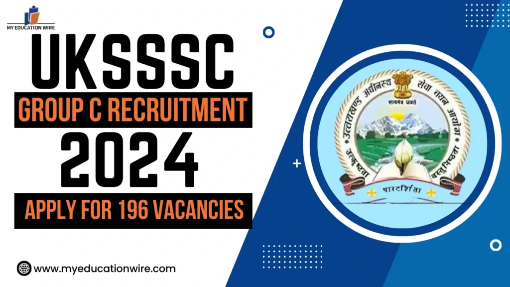 UKSSSC Group C Recruitment 2024