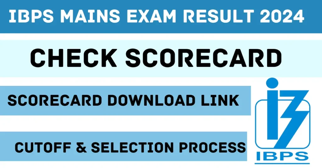 IBPS Clerk Mains Result 2024