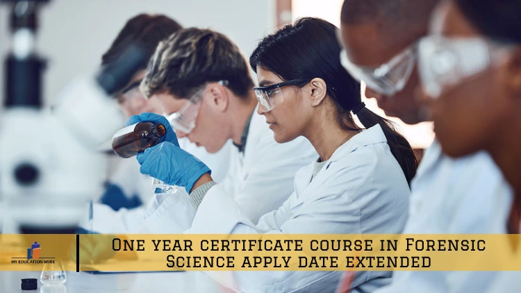 One year certificate course in Forensic Science