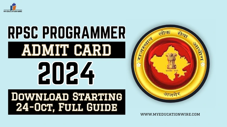 RPSC Programmer Admit Card 2024