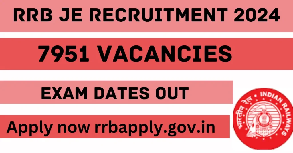 RRB JE Recruitment 2024