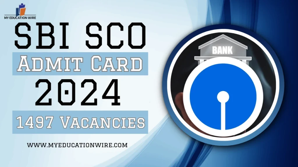 SBI SCO Admit Card 2024