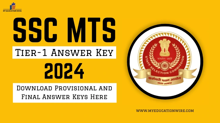 SSC MTS Tier-1 Answer Key 2024