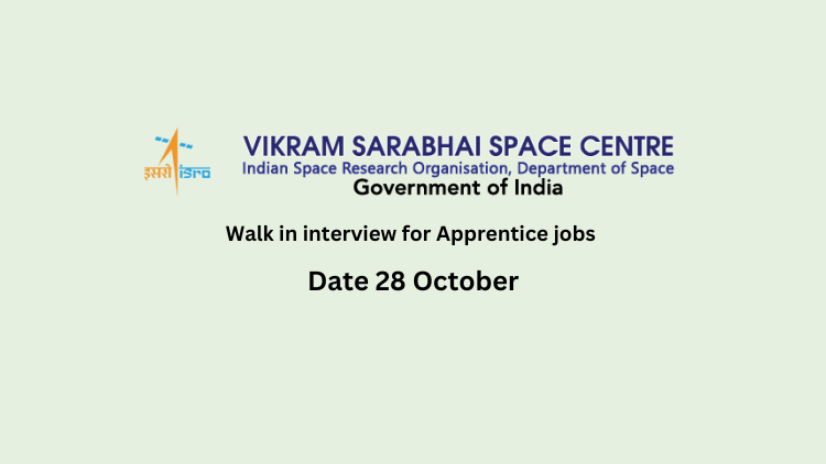 Walk in interview for Apprentice jobs