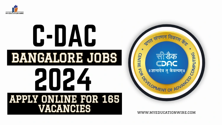 C-DAC Bangalore Jobs 2024