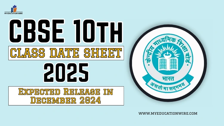 CBSE 10th Class Date Sheet 2025