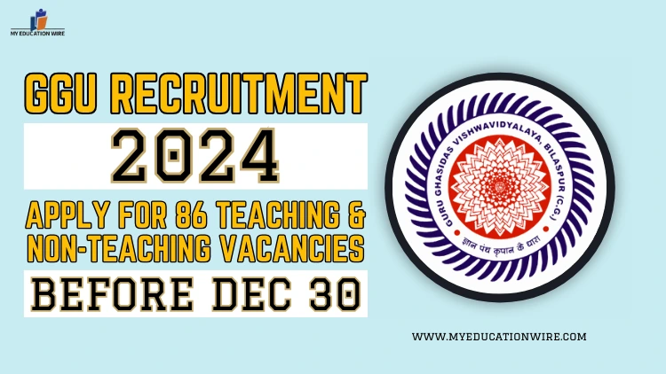 GGU Recruitment 2024