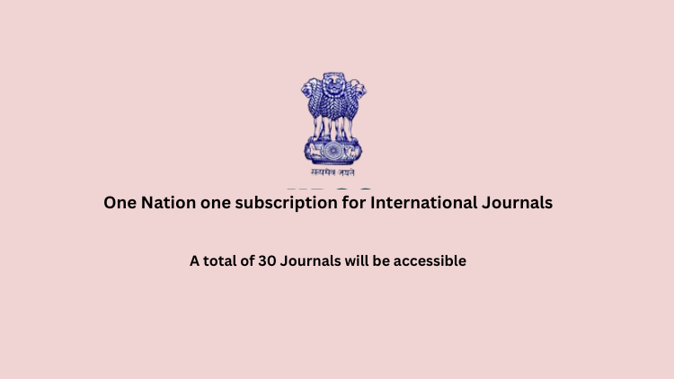 One Nation one subscription for International Journals