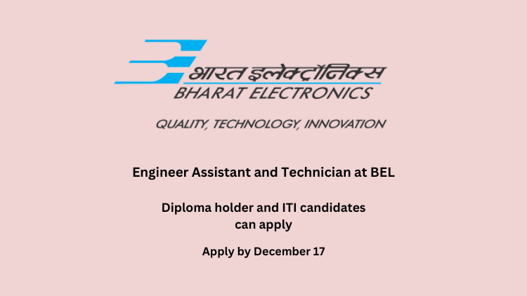 Engineer Assistant and Technician at BEL