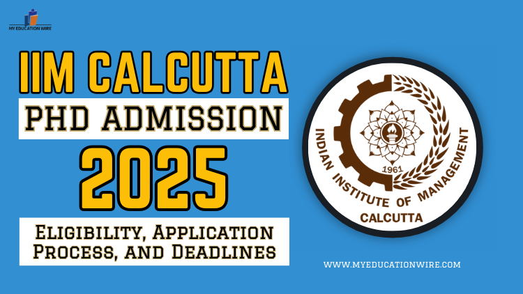 IIM Calcutta PhD Admission 2025