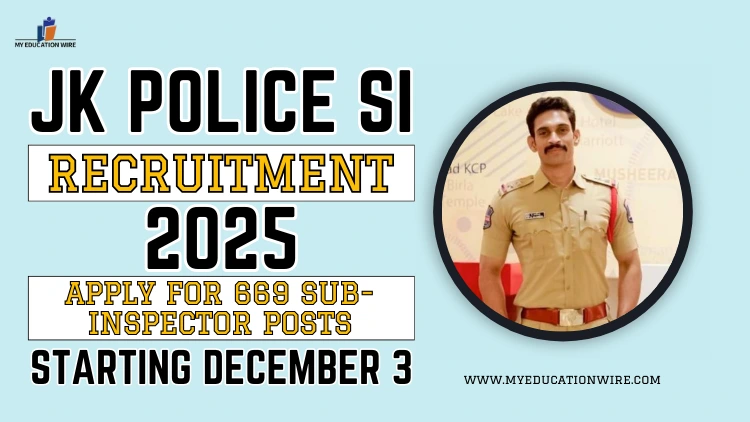 JK Police SI Recruitment 2024