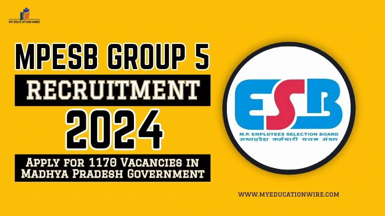 MPESB Group 5 Recruitment 2024