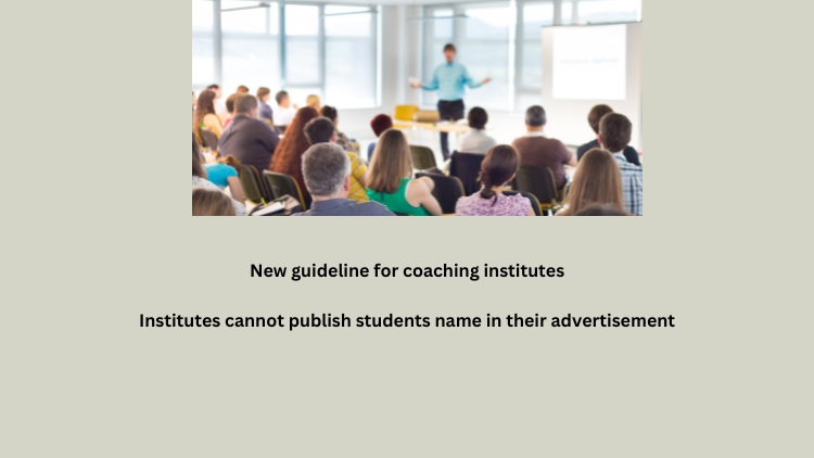 New guideline for coaching institutes