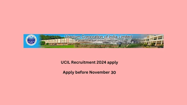 UCIL Recruitment 2024 apply