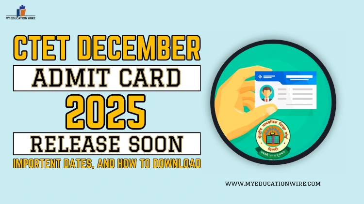 Ctet December Admit Card Release Soon Check Now