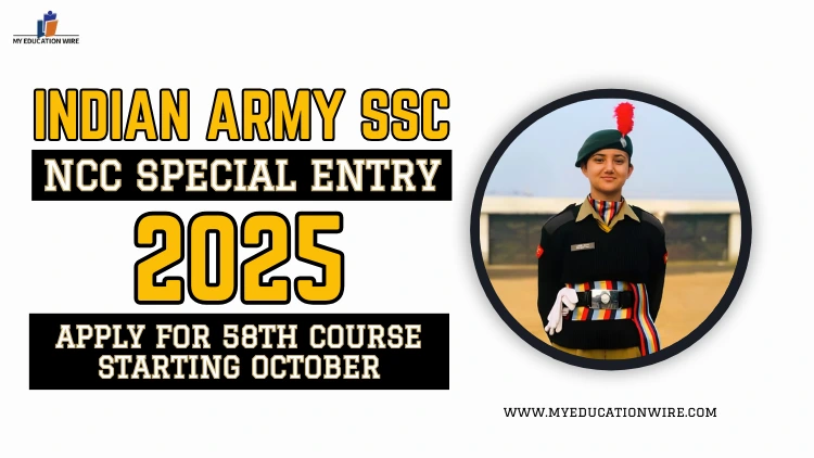 Indian Army SSC NCC Special Entry 2025