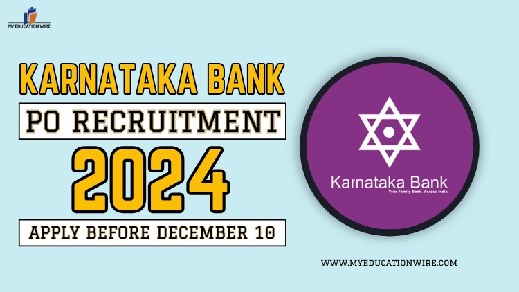 Karnataka Bank PO Recruitment 2024