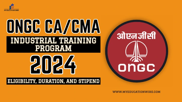 ONGC CA/CMA Industrial Training Program 2024