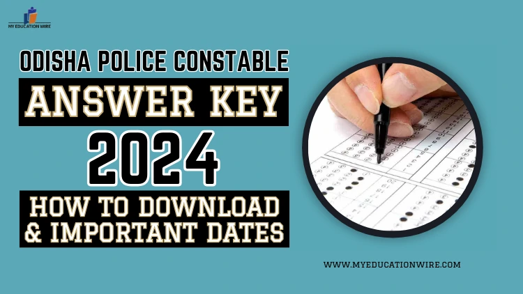 Odisha Police Constable Answer Key 2024