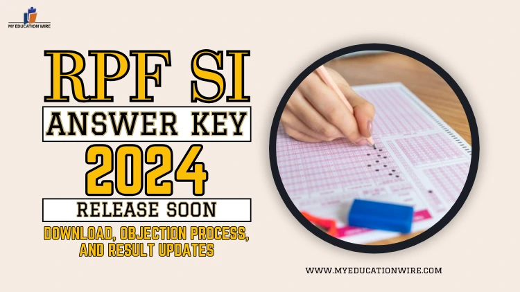 RPF SI Answer Key 2024