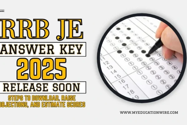 RRB JE Answer Key 2024