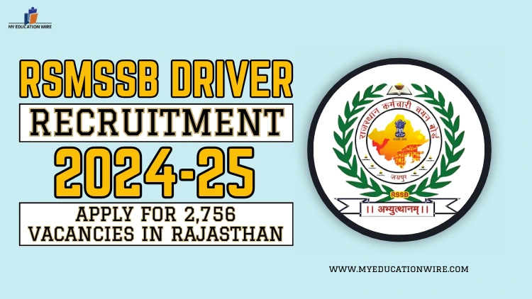 RSMSSB Driver Recruitment 2024-25