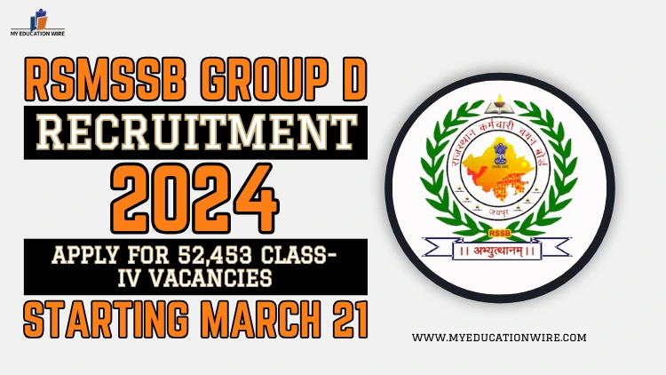 RSMSSB Group D Recruitment 2024